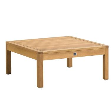 Le Sud tafel/hocker Orleans - naturel - 72x72x31 cm - Leen Bakker