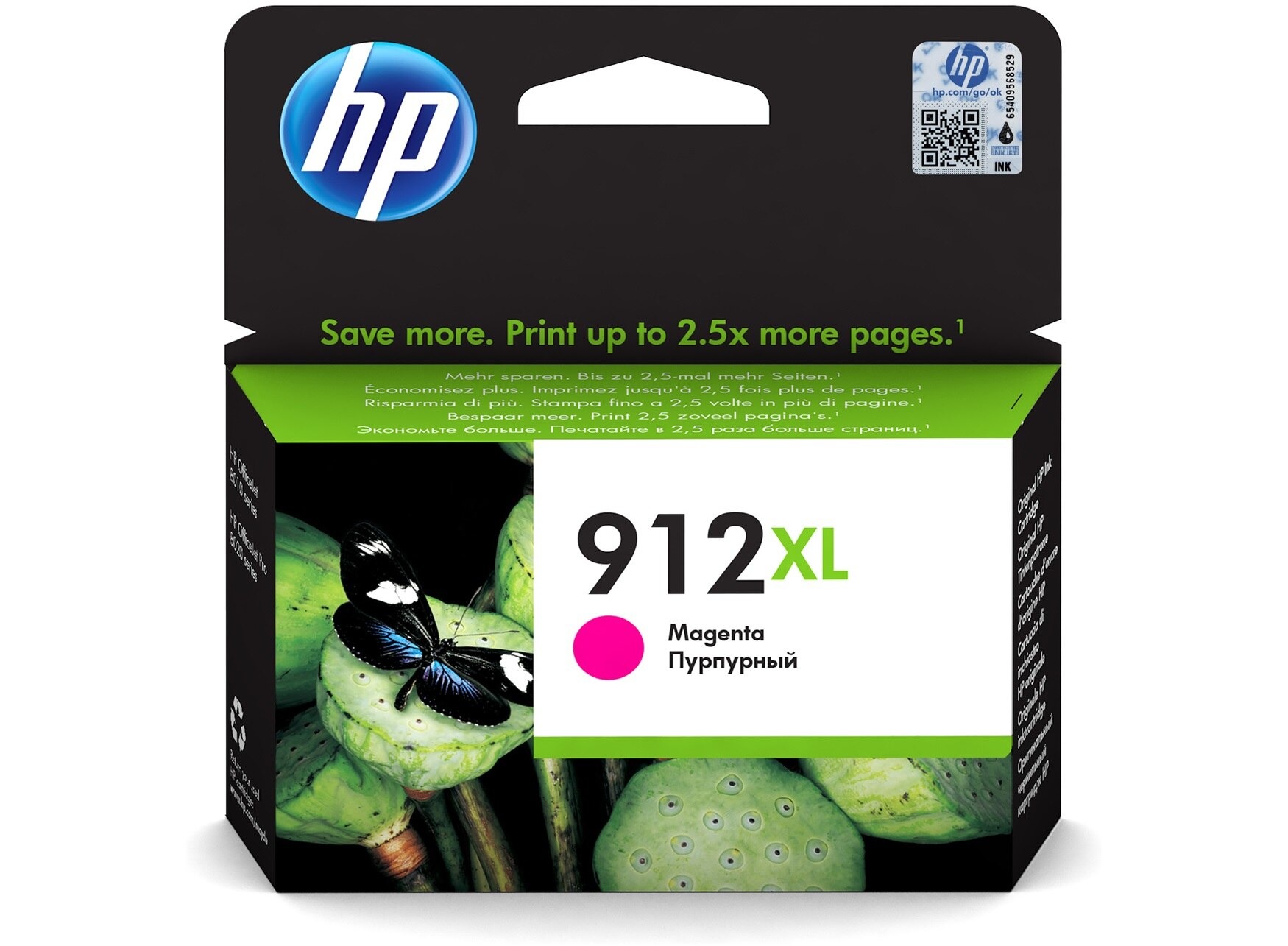 HP 912XL cartridge Magenta Inkt Paars