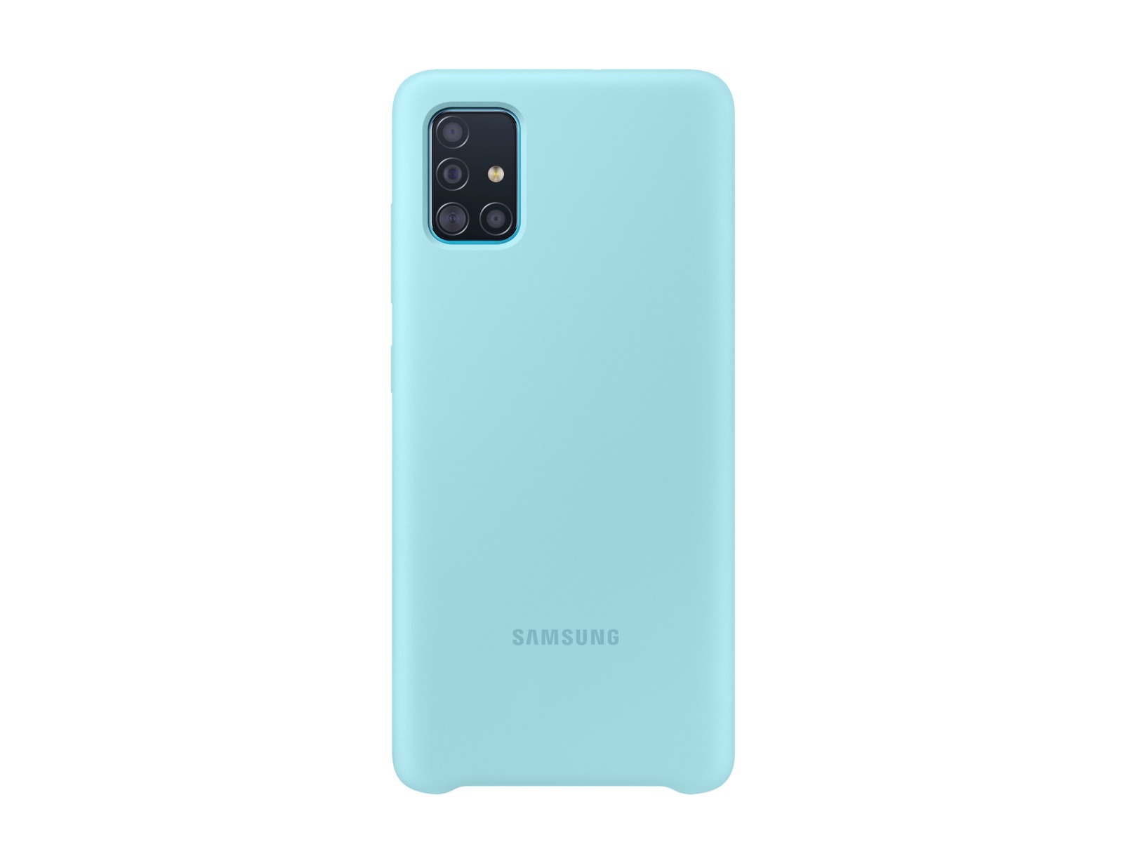 Samsung Silicone cover Galaxy A51 Telefoonhoesje Blauw