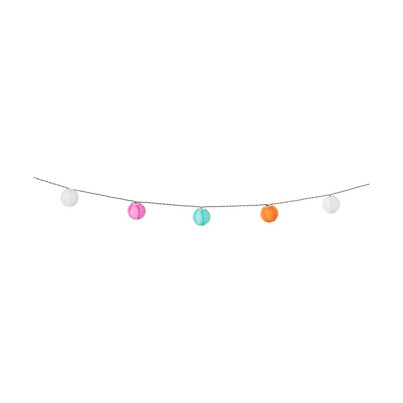 Slinger met bollen - multikleur - 420 cm
