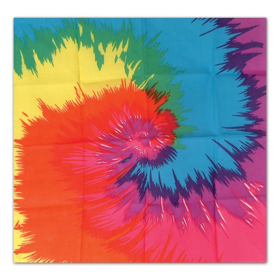 Tie dye print bandana -