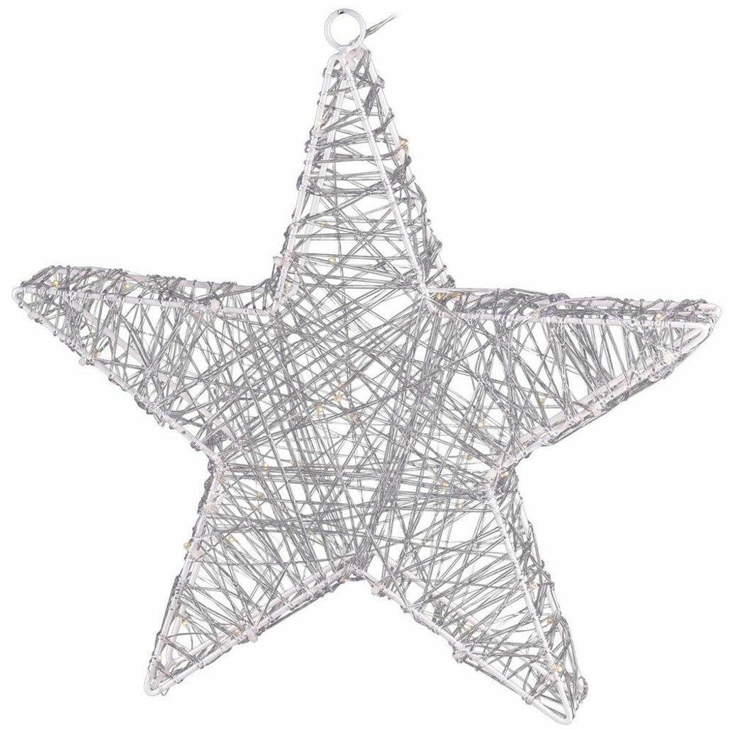 Kerstverlichting figuur - ster - 40 cm - 50 led lampjes - kerstster -