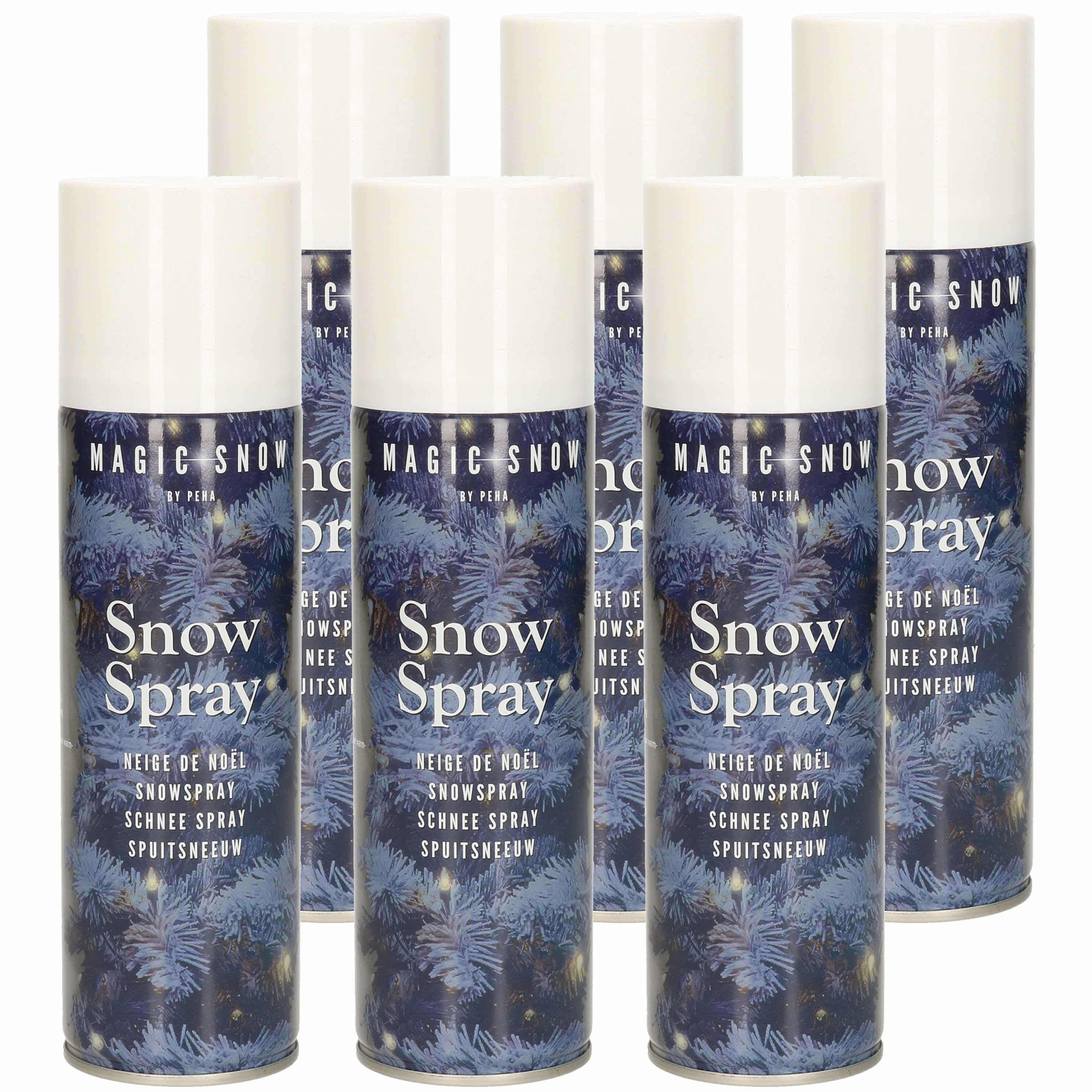 Sneeuwspray - 10x - bus 300 ml - spuitsneeuw - kunstsneeuw - nepsneeuw -