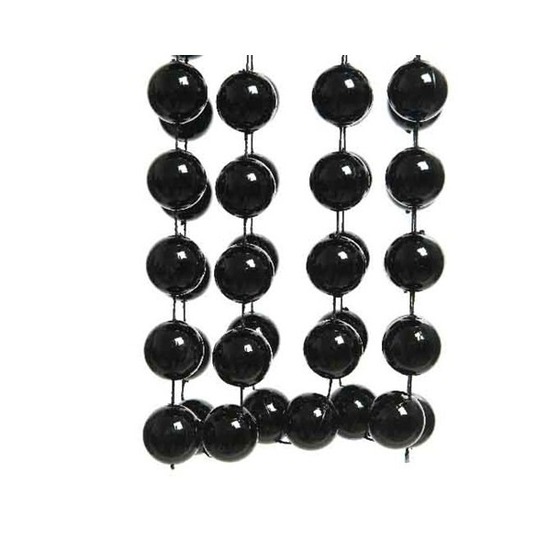 Kralenslingers XXL - zwart - 270 cm kerstslingers - guirlande -
