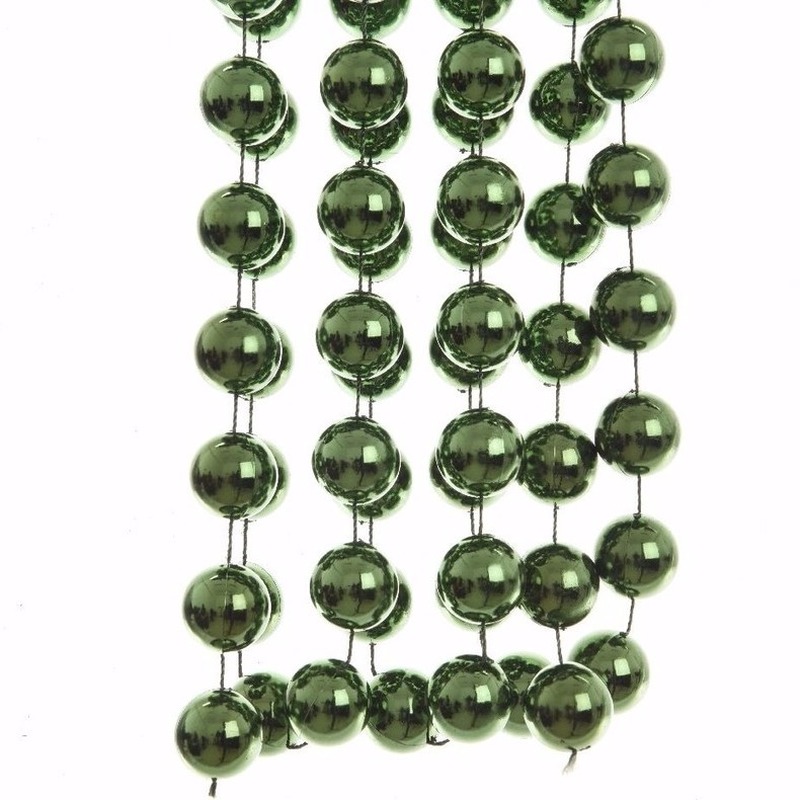 Kerst groene XXL kralenslinger Ambiance Christmas 270 cm -