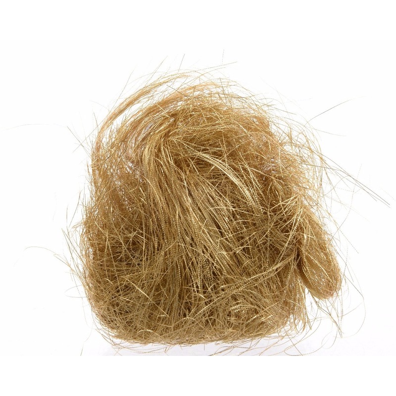Kerstboom decoratie engelenhaar goud 40 gram -