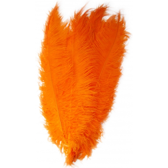 Oranje spadonis sierveer 50 cm -