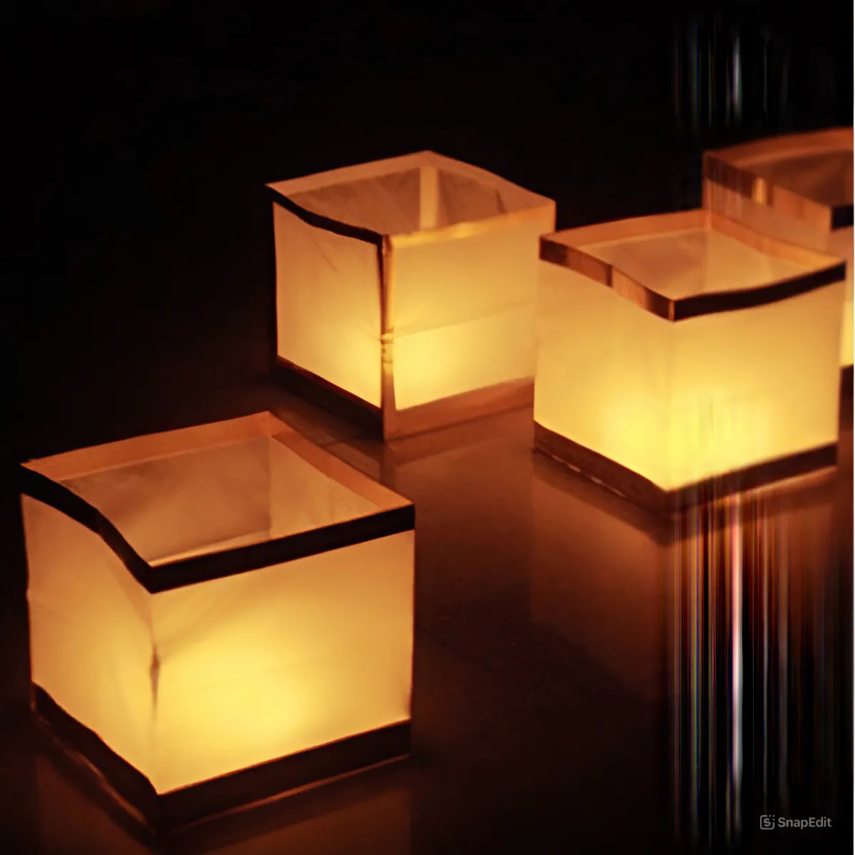 8x stuks Water lampionnen 15 cm -