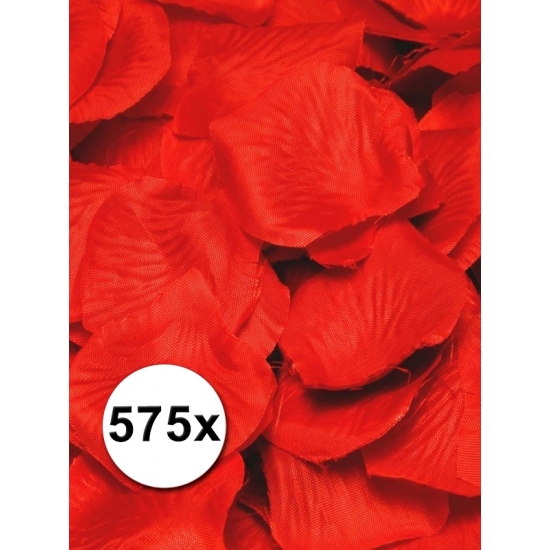 Luxe rode rozenblaadjes 575 stuks -