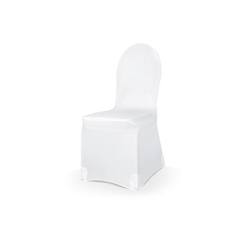 Universele witte elastische stoelhoes 50 x 105 cm -