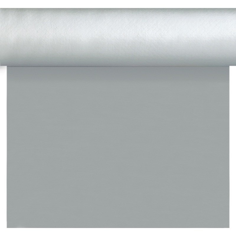 Bruiloft/huwelijk zilveren tafelloper/placemats 40 x 480 cm -
