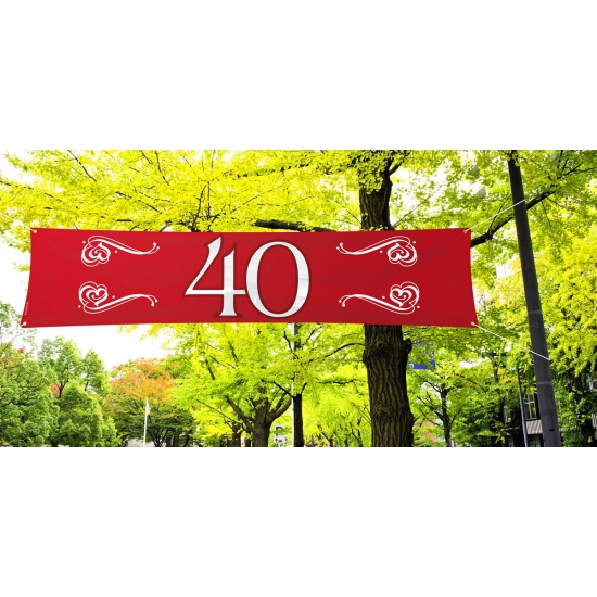 40 jaar jubileum banner -