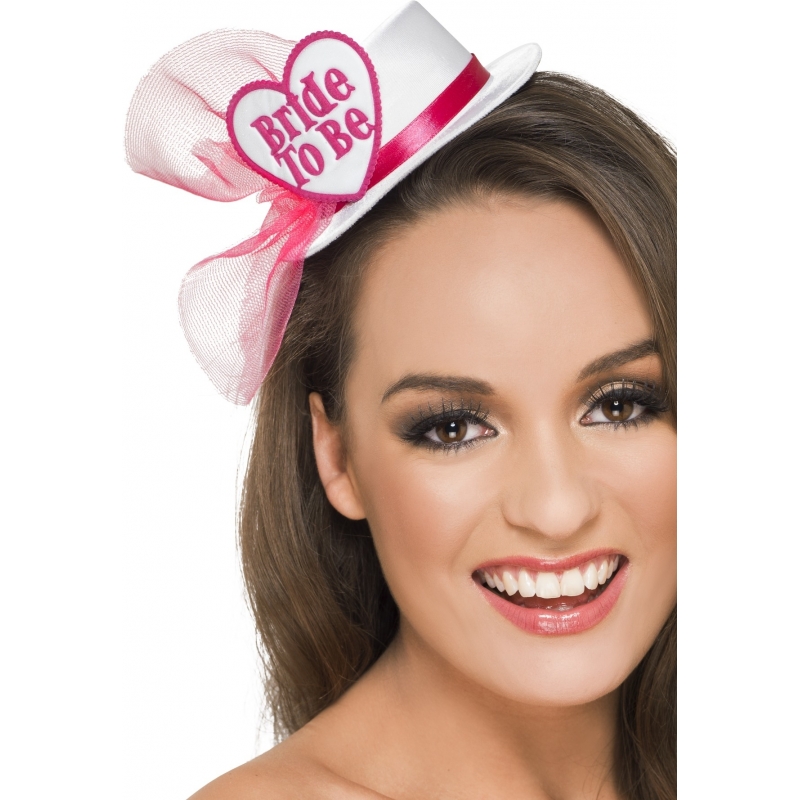 Bride To Be hoedje met speld -