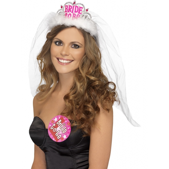 Bride To Be tiara met sluier -