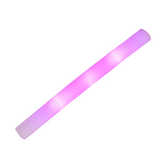Party lichtstaaf met roze LED licht 48 cm -