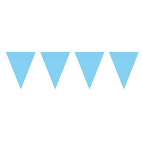 Jongen geboren vlaggenlijn babyblauw 10m -