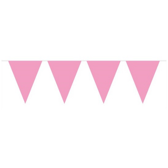 Meisje geboren vlaggenlijn babyroze 10m -