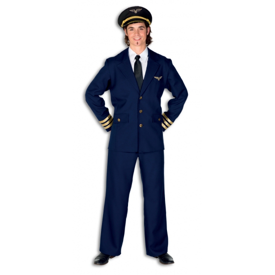 Heren piloten kostuum 54 (XL) -