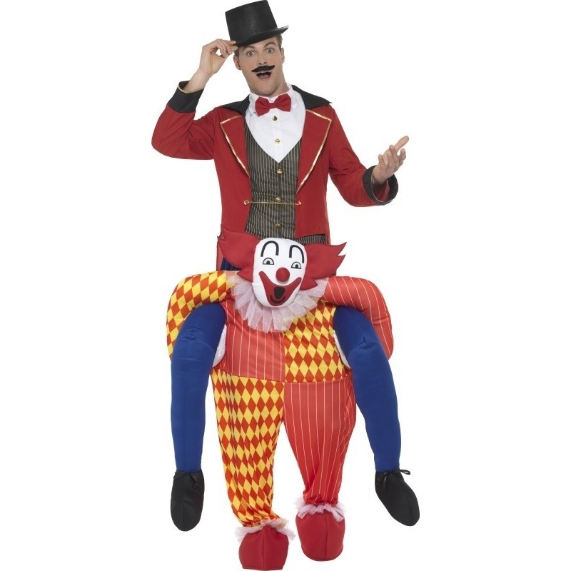 Instapkostuum circus clown voor volwassenen One size -