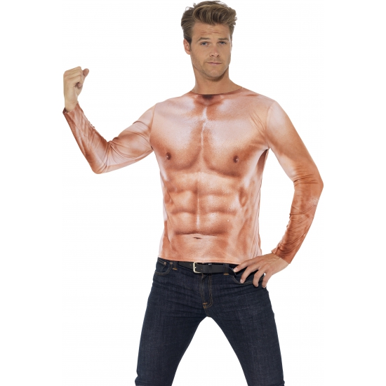 Gespierde man T-shirt voor heren 52-54 (L) -