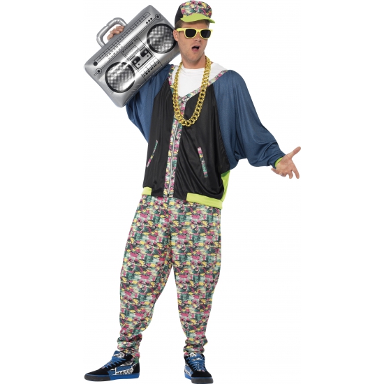 Hip hop kostuum voor heren One size -