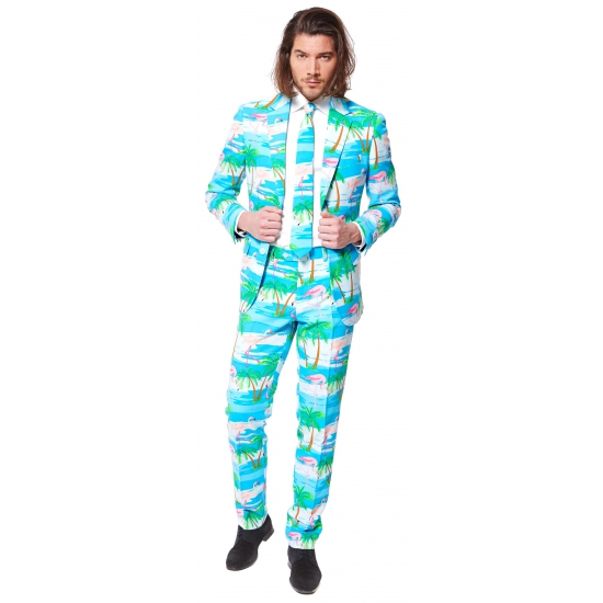 Luxe heren kostuum flamingo 46 (S) -