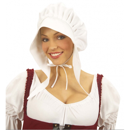 Boerinnen verkleedkleding kapje/mutsje -