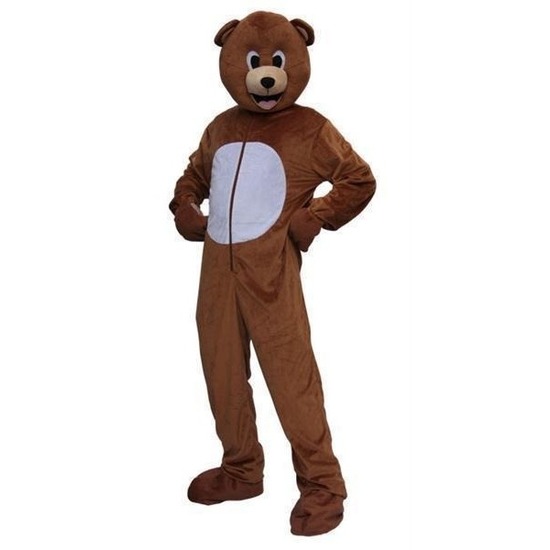 Faram Party - Verkleed kostuum dierenpak - Bruine beer - Berenpak One size -