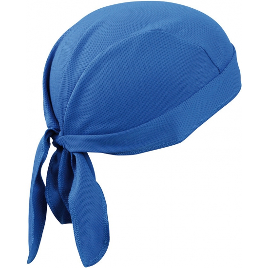 Bandana - Polyester - kobalt blauw - hoofddoek - Sport - Fitness -