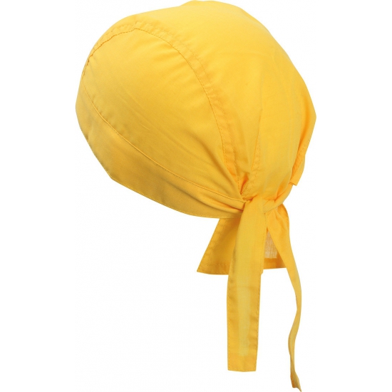 Geel kleurige bandana uni 1 -