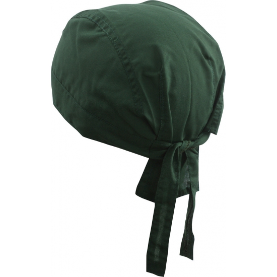Donkergroene bandana uni 1 -
