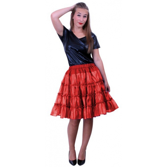 Petticoat 5-laags rood 38 (M) -