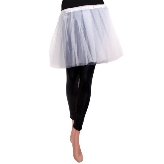 Tule rokje voor meisjes wit One size -