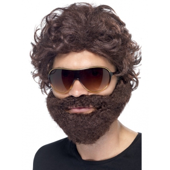Verkleed set - Alan - Zach Galifianakis - The Hangover - pruik, baard en bril -volwassenen -