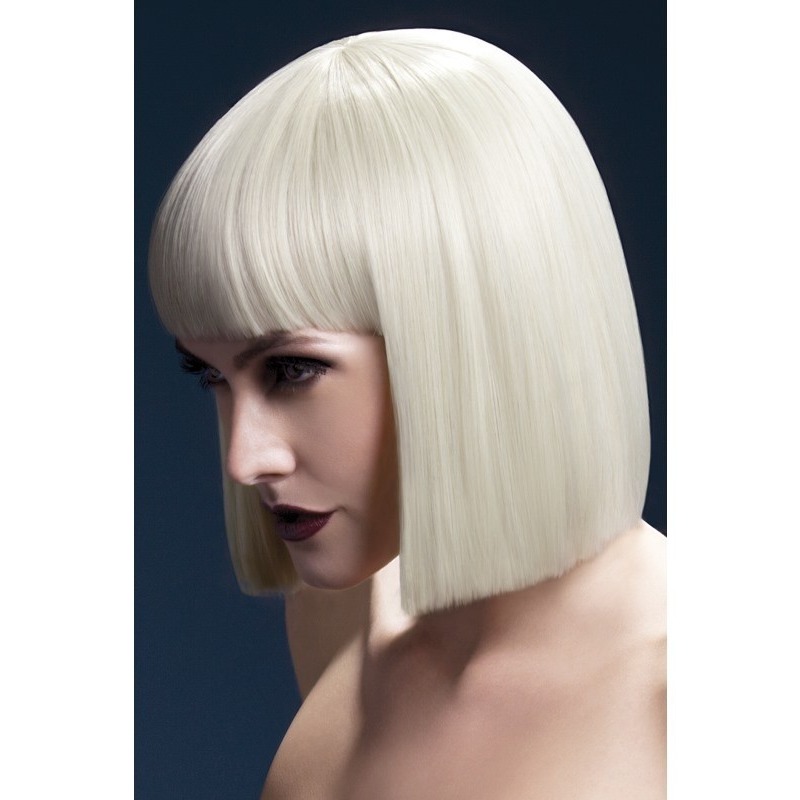 Luxe blonde korte verkleed pruik Lola voor dames -