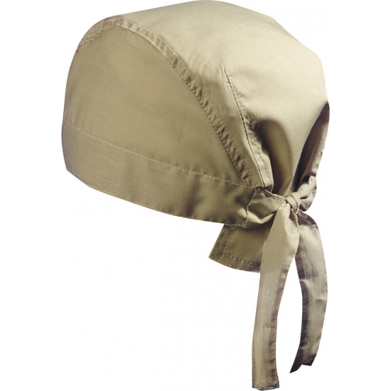 Zand kleurige bandana uni 1 -