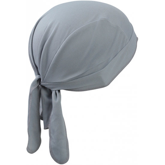 Sport bandana - zilver - volwassen - polyester - one size -