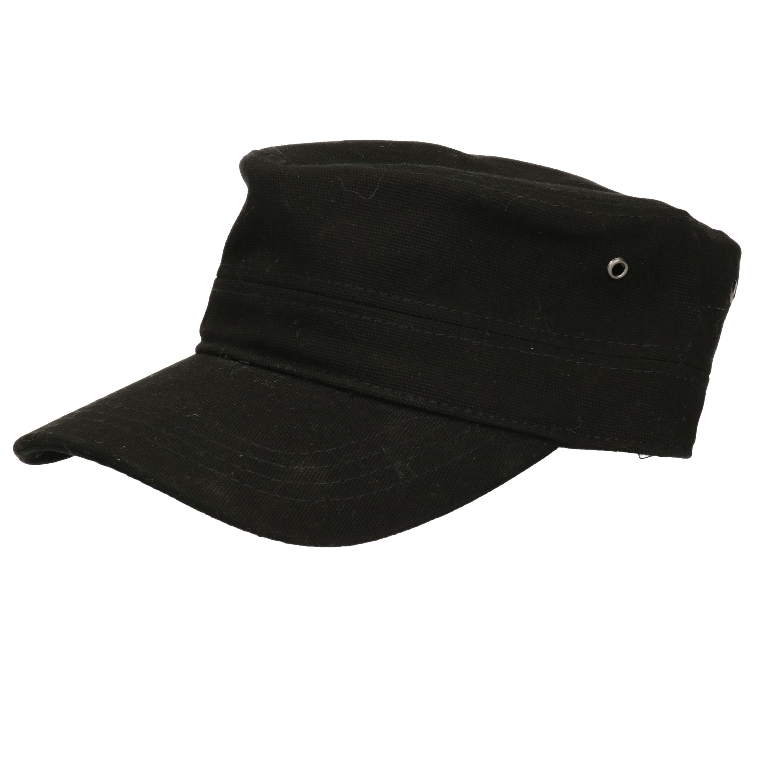 Militairy look rebel cap zwart -