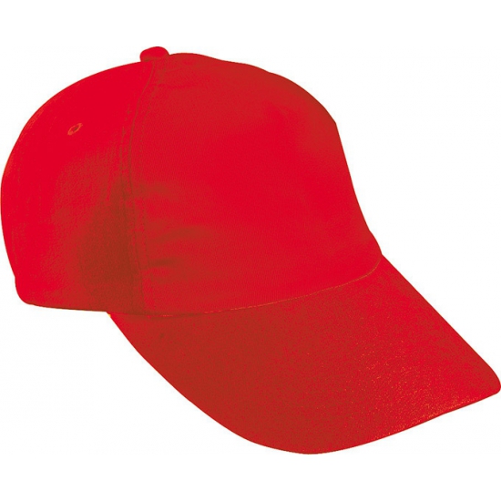 Kinder baseball caps rood -
