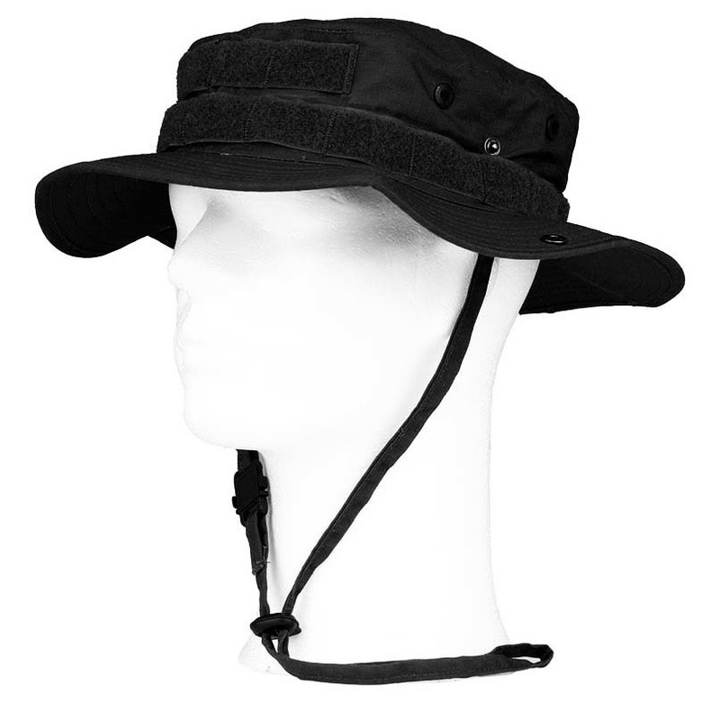 Bush/ranger hoed zwart voor volwassenen 59 cm -