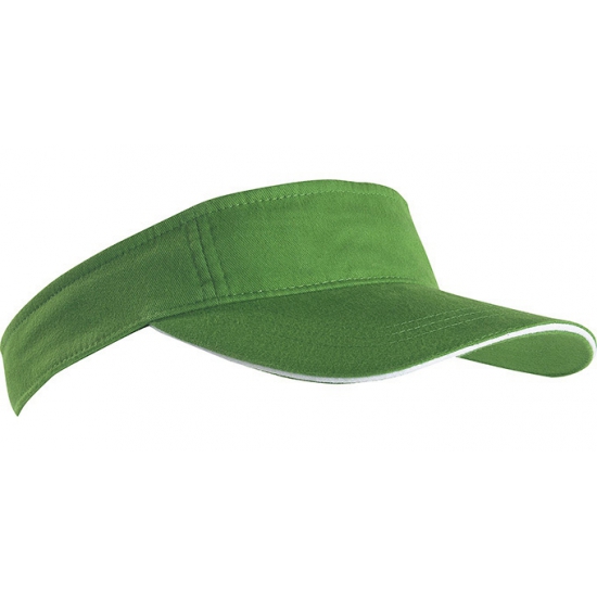 Groene zonneklep -