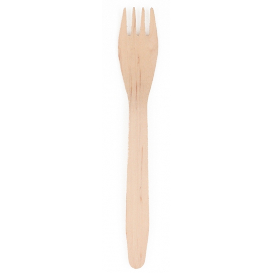 Wegwerp vorken - 50x stuks - 16,5 cm - hout - biologisch afbreekbaar -