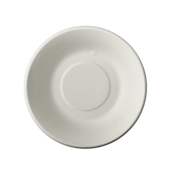 12x Witte suikerriet bakjes/schaaltjes 19 cm biologisch -