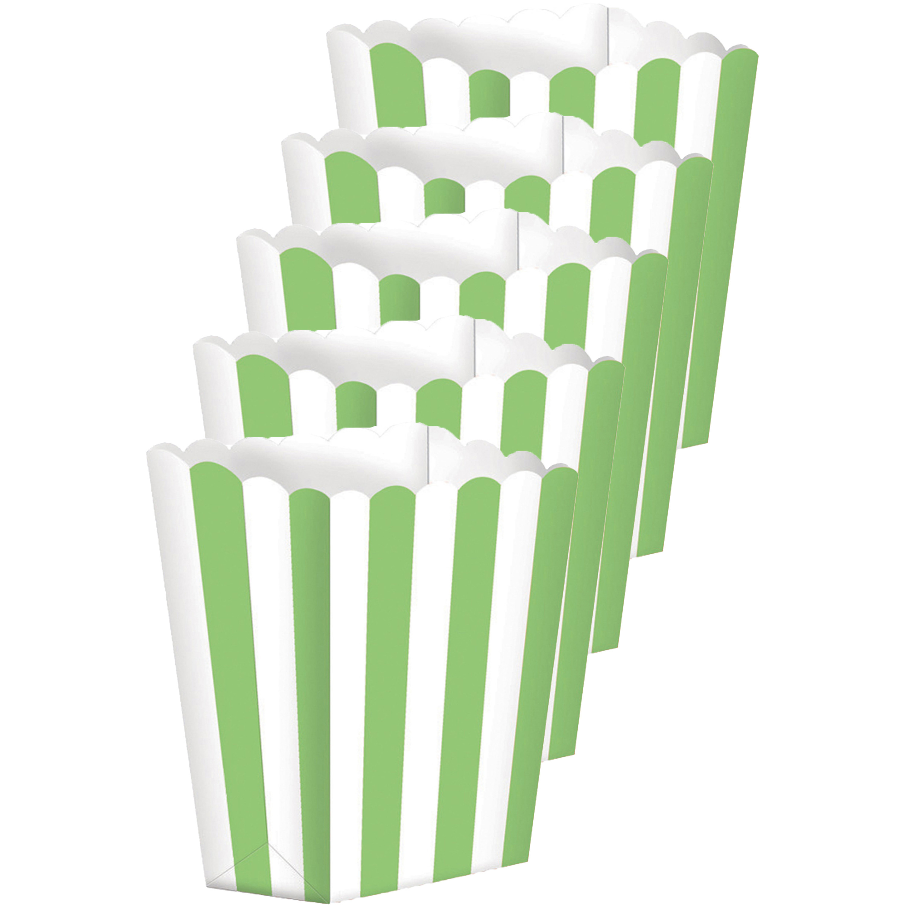 Popcorn bakjes lime 10 stuks -