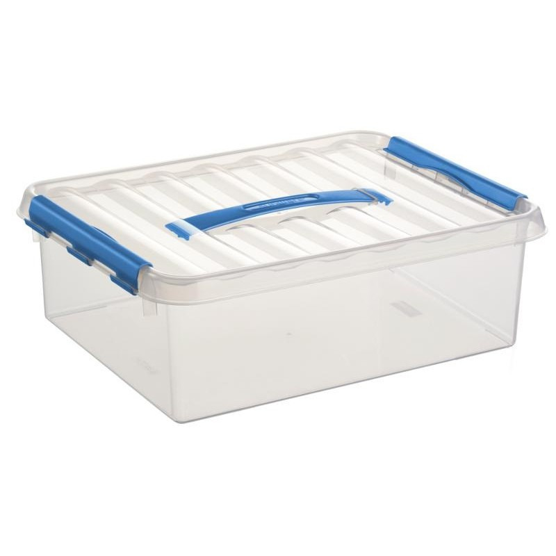 Opberg box/opbergdoos 10 liter 38 x 30 x 12 cm kunststof -