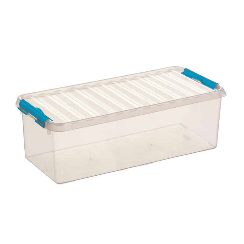 Opberg box/opbergdoos 9,5 liter 48,5 x 19 x 14,7 cm kunststof -