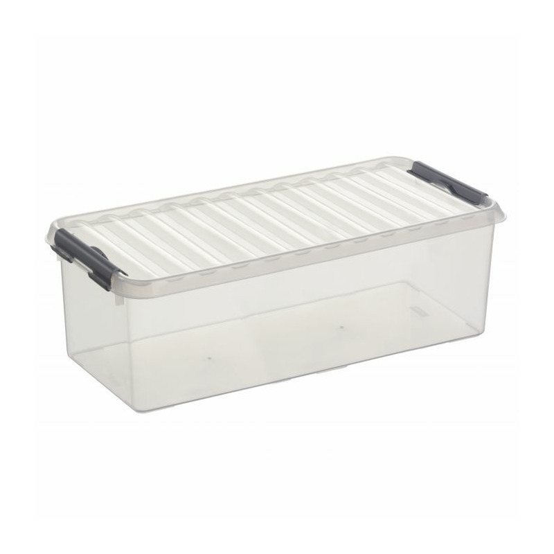 Opberg box/opbergdoos 9,5 liter 48,5 x 19 x 14,7 cm kunststof -