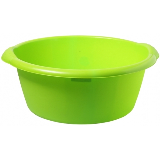 Grote afwasteil / afwasbak groen 25 liter -