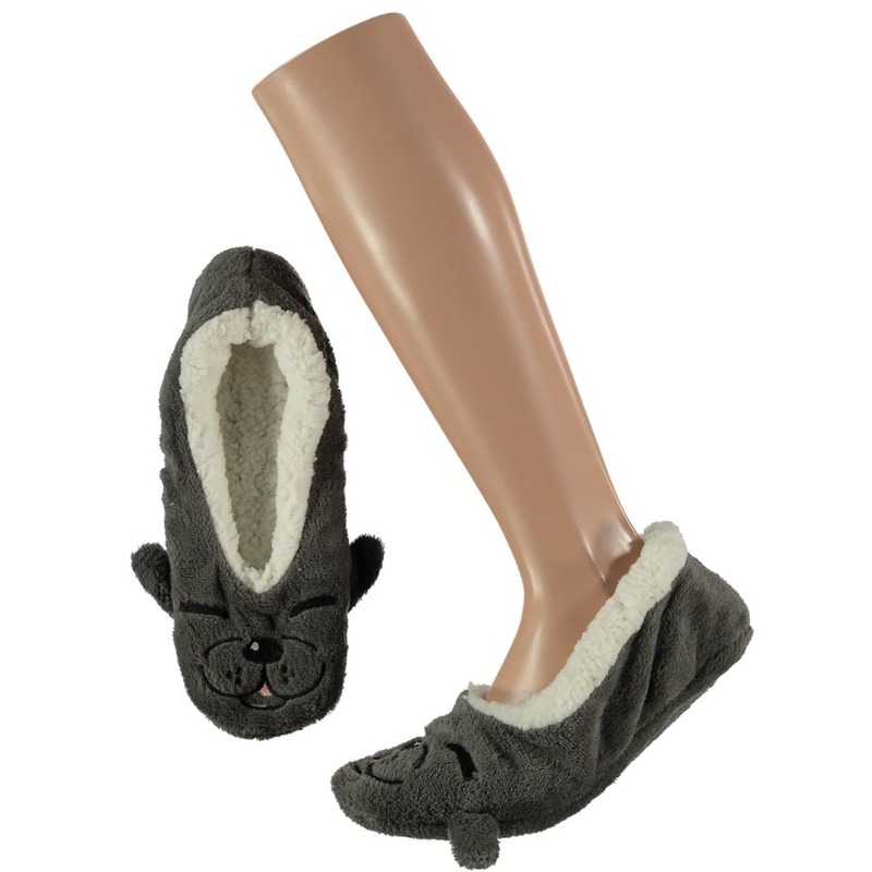 Meisjes ballerina pantoffels/sloffen zeehond 31-33 -