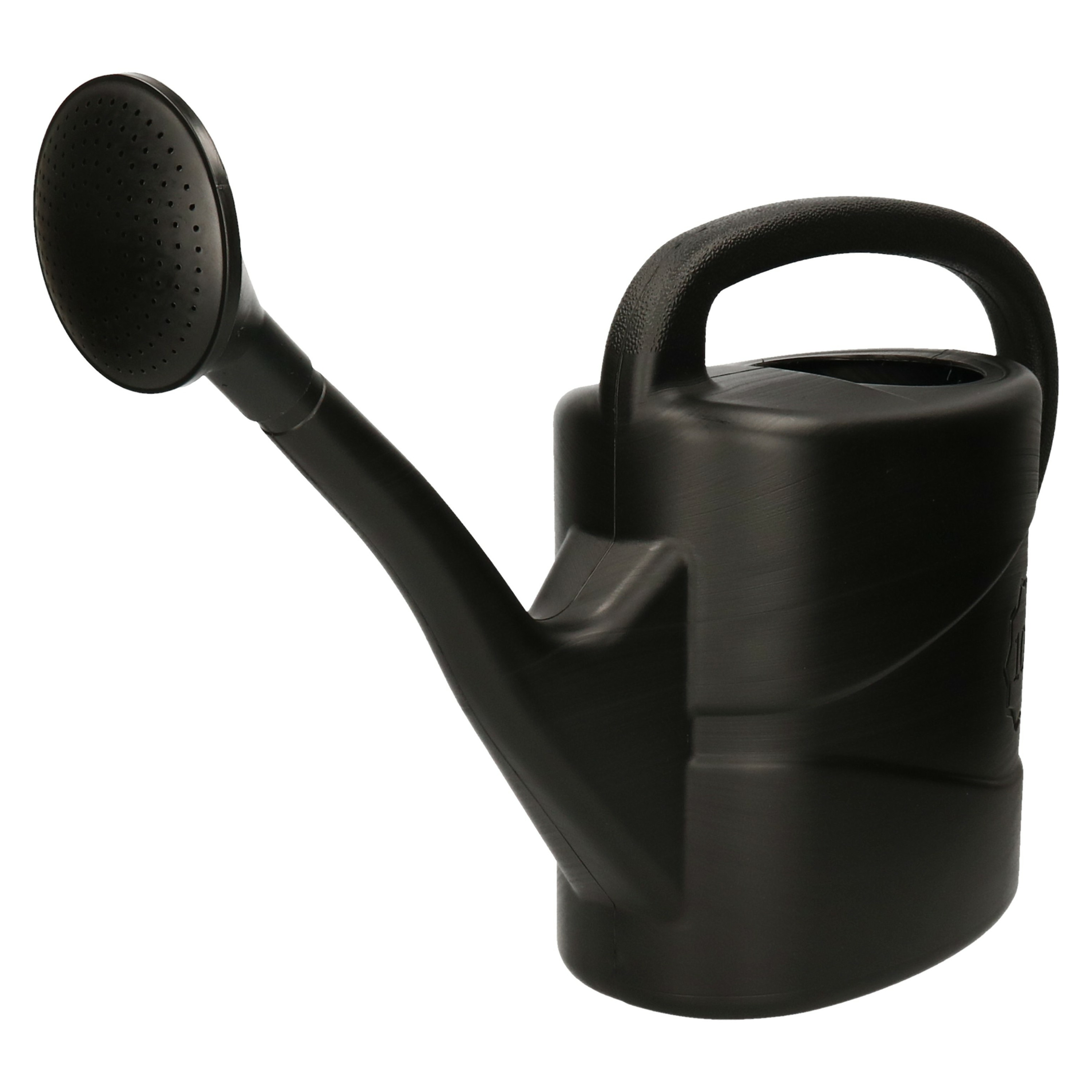 Gieter - zwart - kunststof - zwarte broeskop - 10 liter - 50 cm -